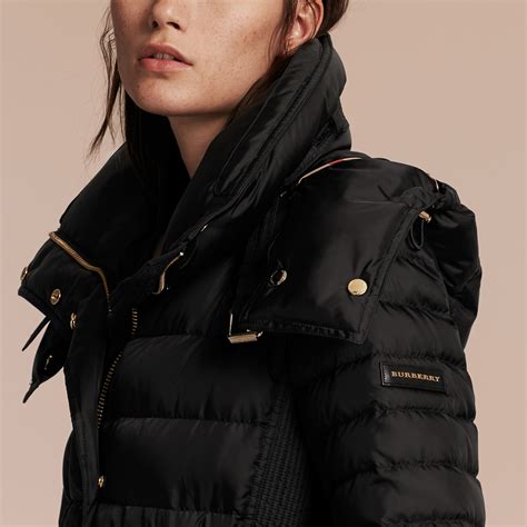 burberry lightweight hooded puffer jacket|Burberry puffer jacket for women.